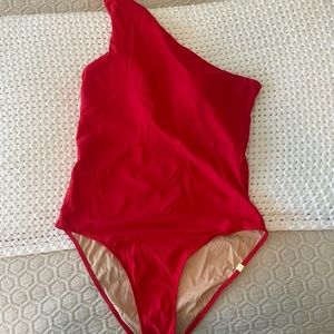 Summersalt Ruched Sidestroke one piece swimsuit